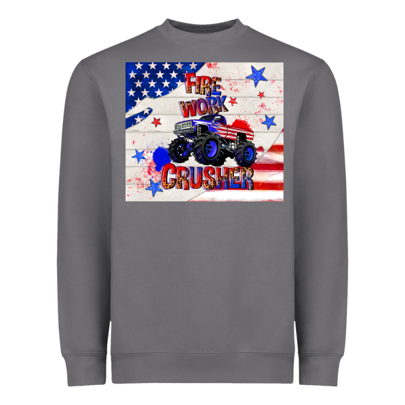 Firework Crusher 4th Of July Heavyweight Sweatshirt by TumblerDesignByShophia | Teevron