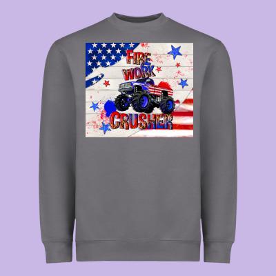 Firework Crusher 4th Of July Heavyweight Sweatshirt Designed By Tumblerdesignbyshophia