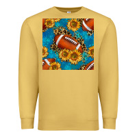 Antique Gold american football with leopard Premium Sweatshirt - BundleAndBundleShop