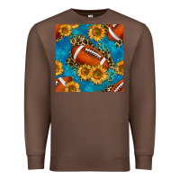 Chestnut american football with leopard Premium Sweatshirt - BundleAndBundleShop