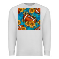 Dove Grey american football with leopard Premium Sweatshirt - BundleAndBundleShop
