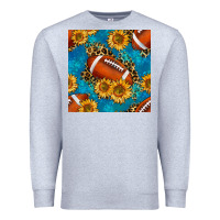 Heather Grey american football with leopard Premium Sweatshirt - BundleAndBundleShop