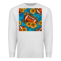 Oatmeal Heather american football with leopard Premium Sweatshirt - BundleAndBundleShop