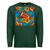 Sports Green american football with leopard Premium Sweatshirt - BundleAndBundleShop