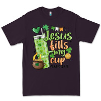 Plum st. patricks day jesus fills my cup Premium Tee - MaliasSmallBusiness