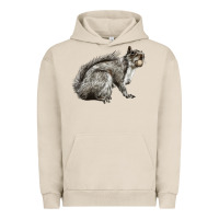Pigment French Oak Gray Squirrel Urban Hoodie - LillyAllenDesigns