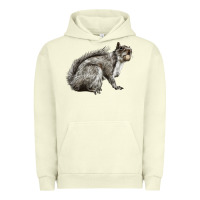Pigment Pistachio Gray Squirrel Urban Hoodie - LillyAllenDesigns