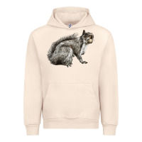 Sandshell Gray Squirrel Urban Hoodie - LillyAllenDesigns