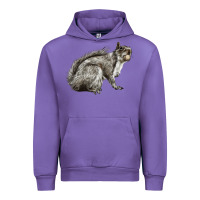 Tulip Gray Squirrel Urban Hoodie - LillyAllenDesigns