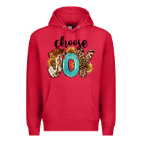 Cardinal Western Choose Joy Premium Hoodie - FaDigitalArtStudio