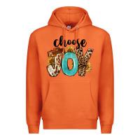 Carrot Western Choose Joy Premium Hoodie - FaDigitalArtStudio