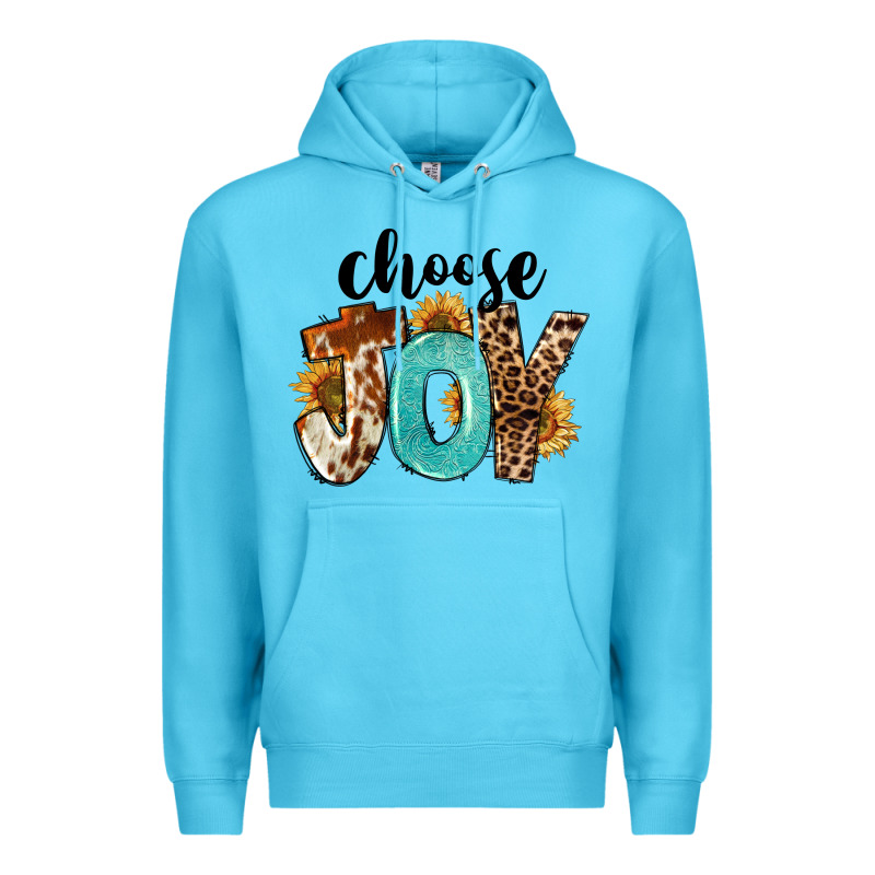 Western Choose Joy Premium Hoodie by FaDigitalArtStudio | Teevron
