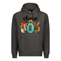 Smoke Western Choose Joy Premium Hoodie - FaDigitalArtStudio