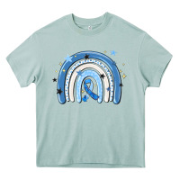 Arona in april wear blue autism awareness Heavy Core Tee - MaliasSmallBusiness