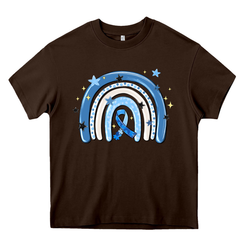 In April Wear Blue Autism Awareness Heavy Core Tee by MaliasSmallBusiness | Teevron
