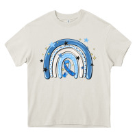 Cream in april wear blue autism awareness Heavy Core Tee - MaliasSmallBusiness