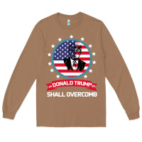 Toasted Coconut DONALD TRUMP 2016 WE SHALL OVERCOMB Long Sleeve Tee - Bettercallsaul