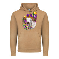 Vintage Camel Mardi Gras Longhorn Calf Vintage Hoodie - LillyAllenDesigns