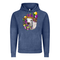 Mardi Gras Longhorn Calf Vintage Hoodie | Teevron