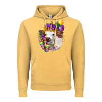 Vintage Mustard Mardi Gras Longhorn Calf Vintage Hoodie - LillyAllenDesigns
