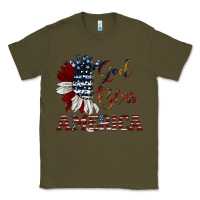 Army Green god bless america Classic Tee - JahusDesignShop