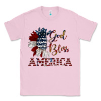 Bubblegum Pink god bless america Classic Tee - JahusDesignShop