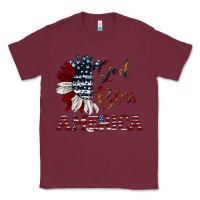 Burgundy god bless america Classic Tee - JahusDesignShop