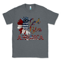 Charcoal Heather god bless america Classic Tee - JahusDesignShop