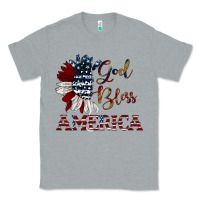 Heather Grey god bless america Classic Tee - JahusDesignShop