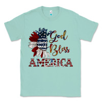 Seafoam god bless america Classic Tee - JahusDesignShop