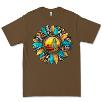 Cacao sunset sunflower Premium Tee - JahusDesignShop