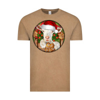 Vintage Coffee Baby Cashmere Goat Christmas Vintage Tee - LillyAllenDesigns