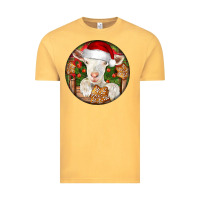 Vintage Mustard Baby Cashmere Goat Christmas Vintage Tee - LillyAllenDesigns