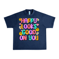 Navy happy looks good on you Urban Heavy Tee - Artiststas