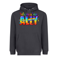 Smoke Always An Ally Pride LGBTQ Heavyweight Hoodie - BundleAndBundleShop