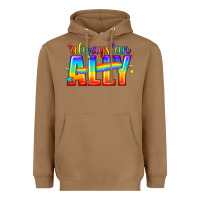 Toasted Coconut Always An Ally Pride LGBTQ Heavyweight Hoodie - BundleAndBundleShop