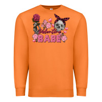 Carrot Valentine Babe Valentine's Day Skull Premium Sweatshirt - FaDigitalArtStudio