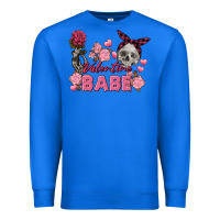 True Royal Valentine Babe Valentine's Day Skull Premium Sweatshirt - FaDigitalArtStudio