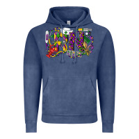 Vintage Denim RN Registered Nurse Mardi Gras Vintage Hoodie - LillyAllenDesigns