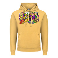 Vintage Mustard RN Registered Nurse Mardi Gras Vintage Hoodie - LillyAllenDesigns