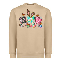 Happy Easter Day Teeth Heavyweight Sweatshirt | Teevron