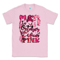 Bubblegum Pink in october we wear pink Classic Tee - LillyAllenDesigns