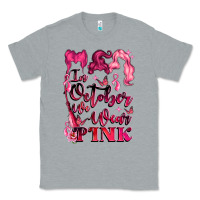 Heather Grey in october we wear pink Classic Tee - LillyAllenDesigns