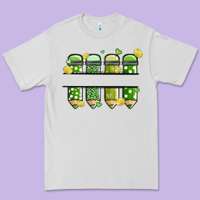 Patricks Day Pencils Premium Tee Designed By Maliassmallbusiness