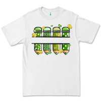 White patricks day pencils Premium Tee - MaliasSmallBusiness