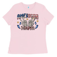 Bubblegum Pink american mama Ladies Tee - MaliasSmallBusiness