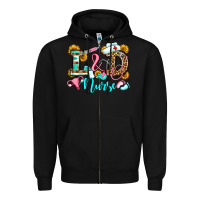 Black labor and delivery nurse Zipper Hoodie - OliviaCreatesArt