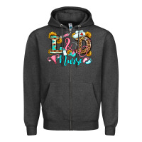 Charcoal Heather labor and delivery nurse Zipper Hoodie - OliviaCreatesArt
