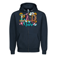 Navy labor and delivery nurse Zipper Hoodie - OliviaCreatesArt