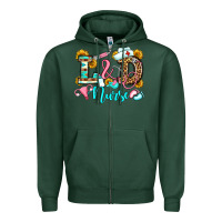 Sports Green labor and delivery nurse Zipper Hoodie - OliviaCreatesArt